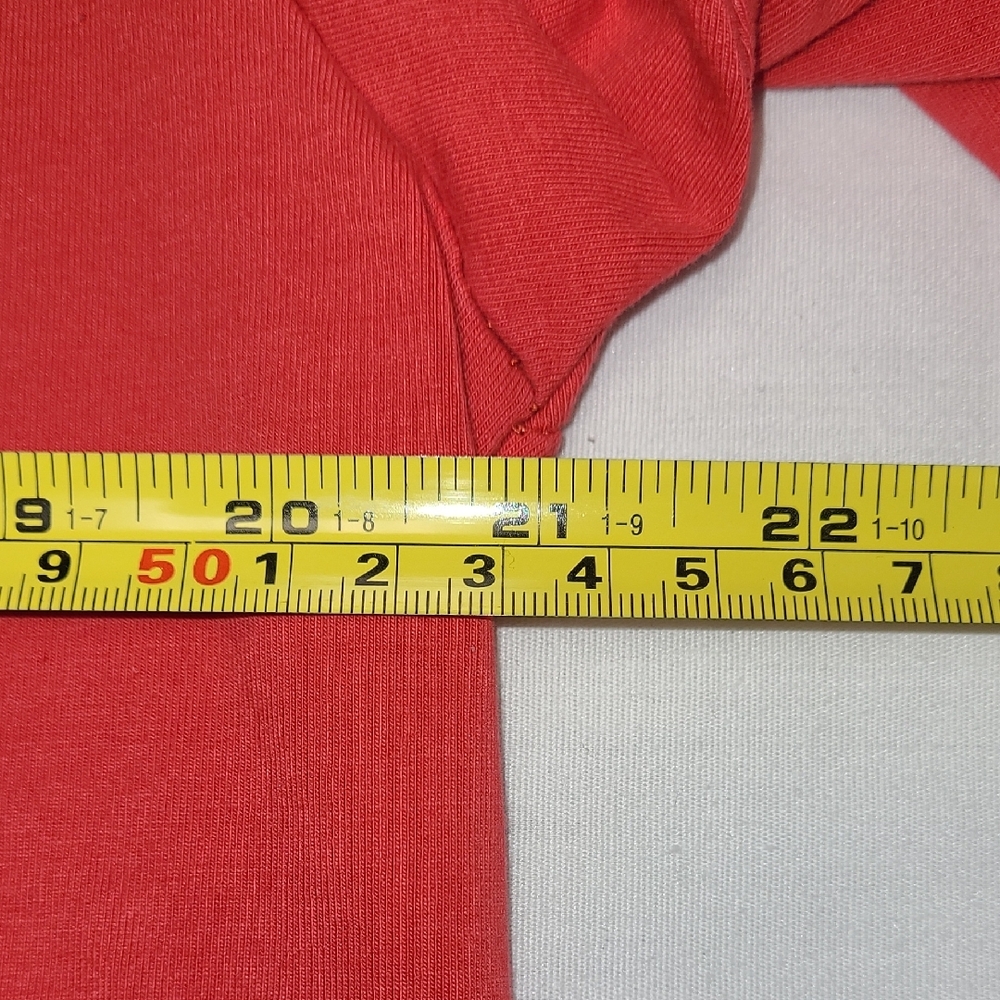 BKYS  Red emroidered Hologram Multicolor Graphic Tee with Lucky Charm Design L - Picture 11 of 12